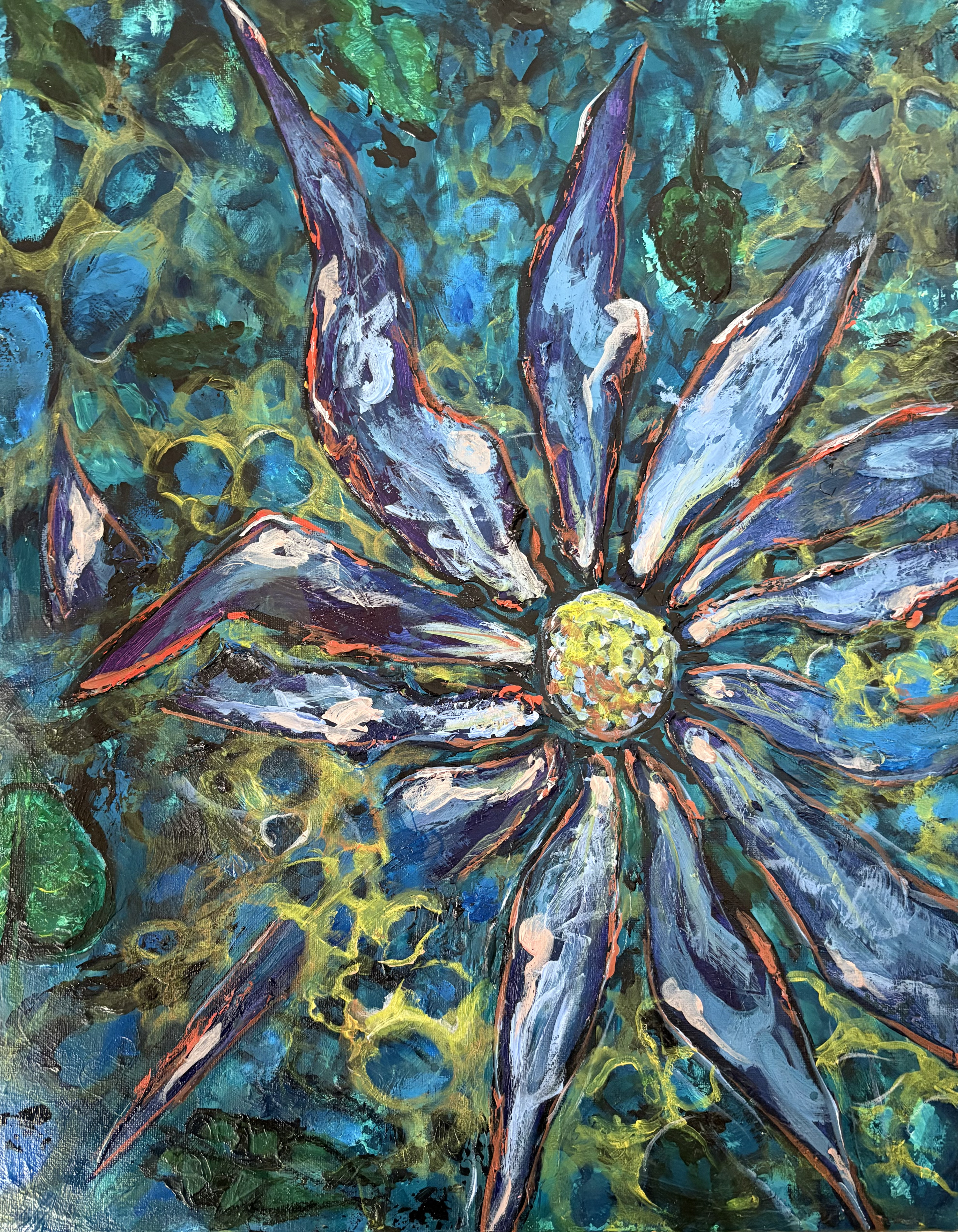 stillwater, acrylic on canvas, 2026